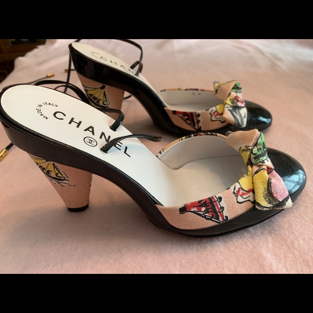 Chanel Shoes “Ice Cream Sundae” Pink and Black - Picture 7 of 8